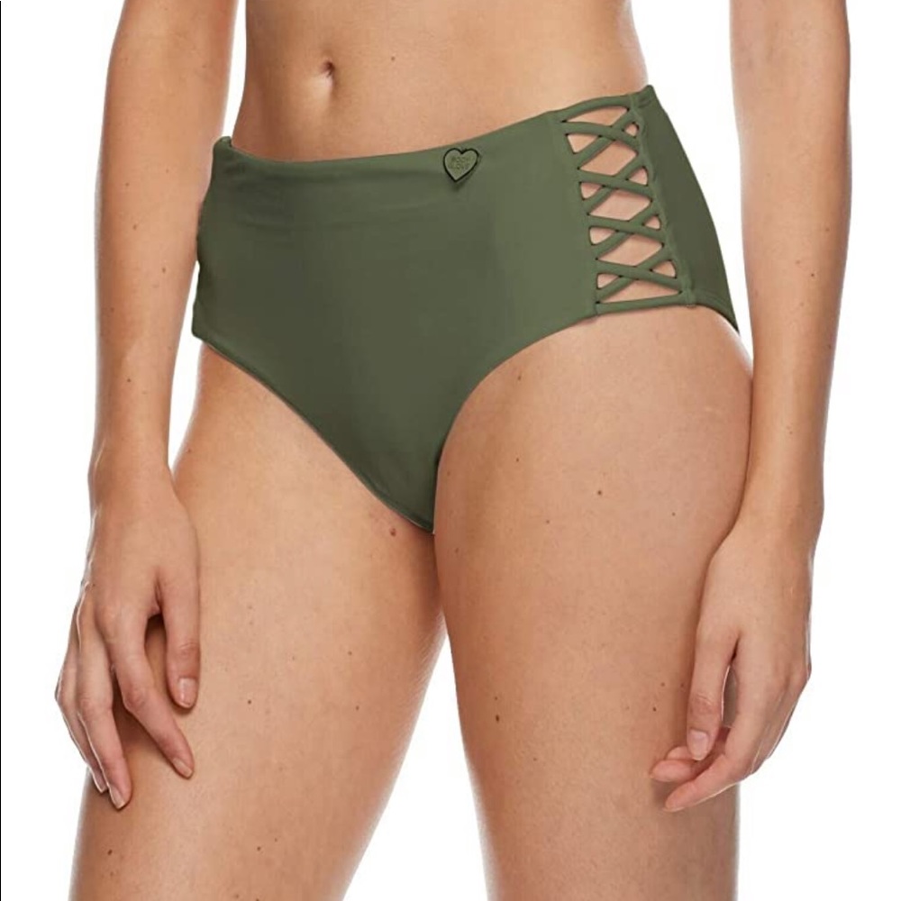 Body Glove Women's High Rise Bikini Bottom
